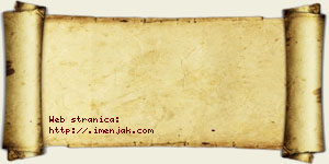 Kristina Terzić vizit kartica